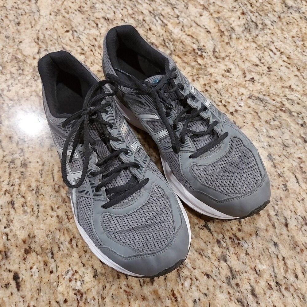 Asics T7K4N (4E) Men's Low Top Lace Up Athletic Shoes Size 10.5 Gray